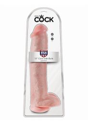 Pipedream King Cock 15 Inch Dildo with Balls Flesh