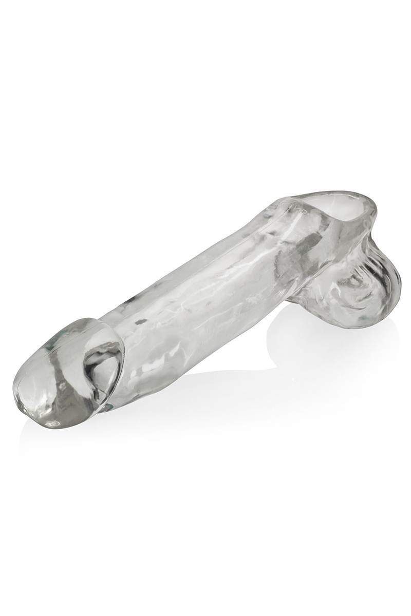 Oxballs Daddy Cock Sheath with Balls Clear