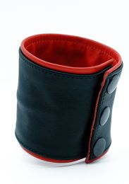 ruff GEAR Double Tone Leather Wrist Strap Wallet Red Black